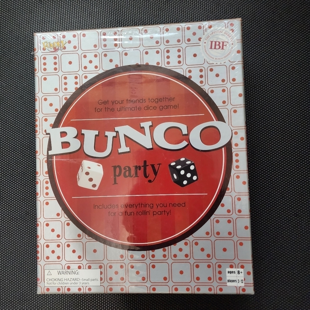 Bunco party dice game NWT/sealed